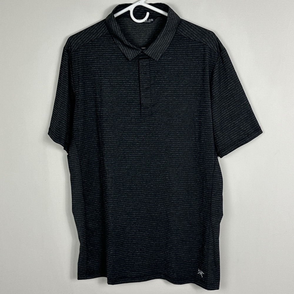 Arc’teryx Polo‎ Shirt Mens Size 3XL Grey Short Sleeve Performance Golf Tennis